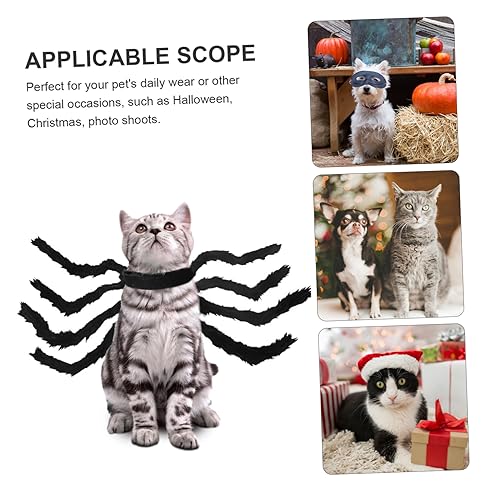 Disfraz de Araña para perros y gatos Halloween miniatura 3