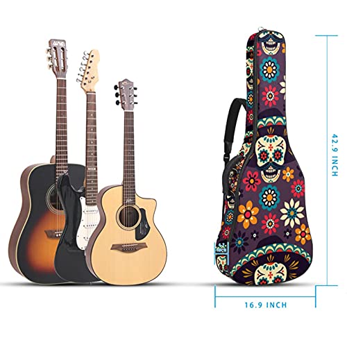 Housse Pour Guitare Acoustique Étanche Antichoc Avec Bandoulière Et Poignée Sacoche Guitare Housse Motifs Colorés Motif… - Les Beatles, Paul McCartney, John Lennon, RIngo Starr, George Harrison Housse Pour Guitare Acoustique Étanche Antichoc Avec Bandoulière Et Poignée Sacoche Guitare Housse Motifs Colorés Motif… – Image 6