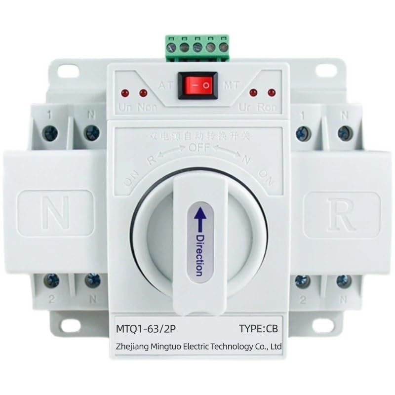 ATS MTQ3-1600A Transfer Switch 63A 2 Pole Dual Power automat Transfer Switch Suitable PC Class AT