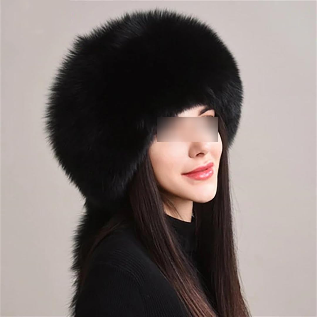 Inverno Donne Casual Solido Faux Peloso Cappello Soffici Outdoor Caldo Neve Peloso Cappelli