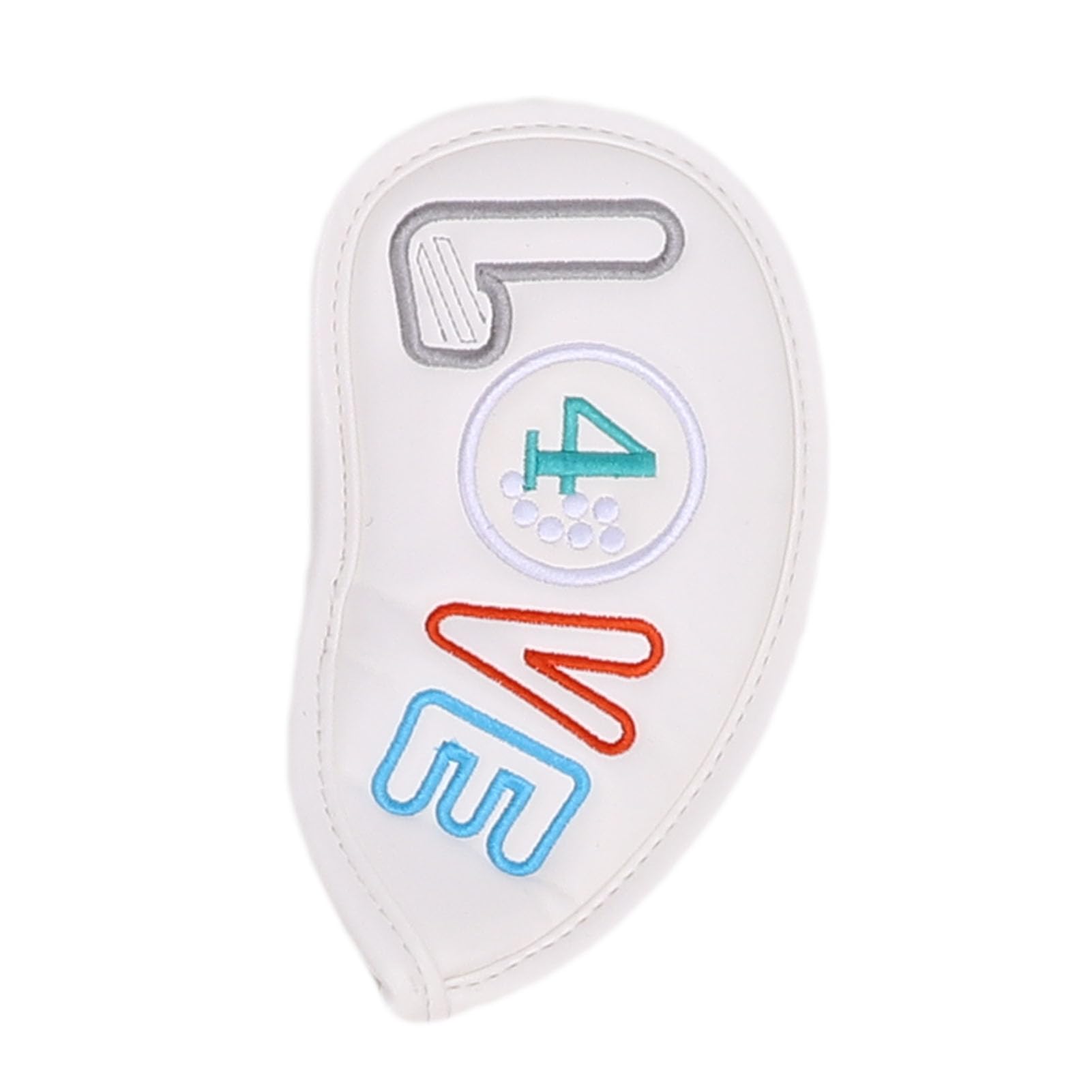 Generic Juego de Fundas para Cabeza de Hierro para Palos, Fundas Protectoras de Terciopelo Suave con Bordado Elegante para Amantes del Golf