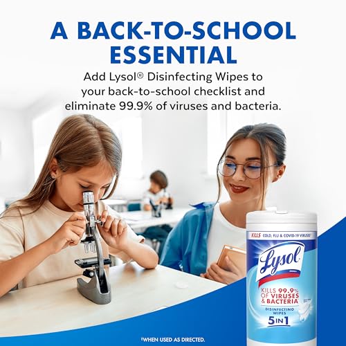 Lysol Disinfecting Wipes, Multi-Surface Cleaner, Crisp Linen, 80 ct. - image 9