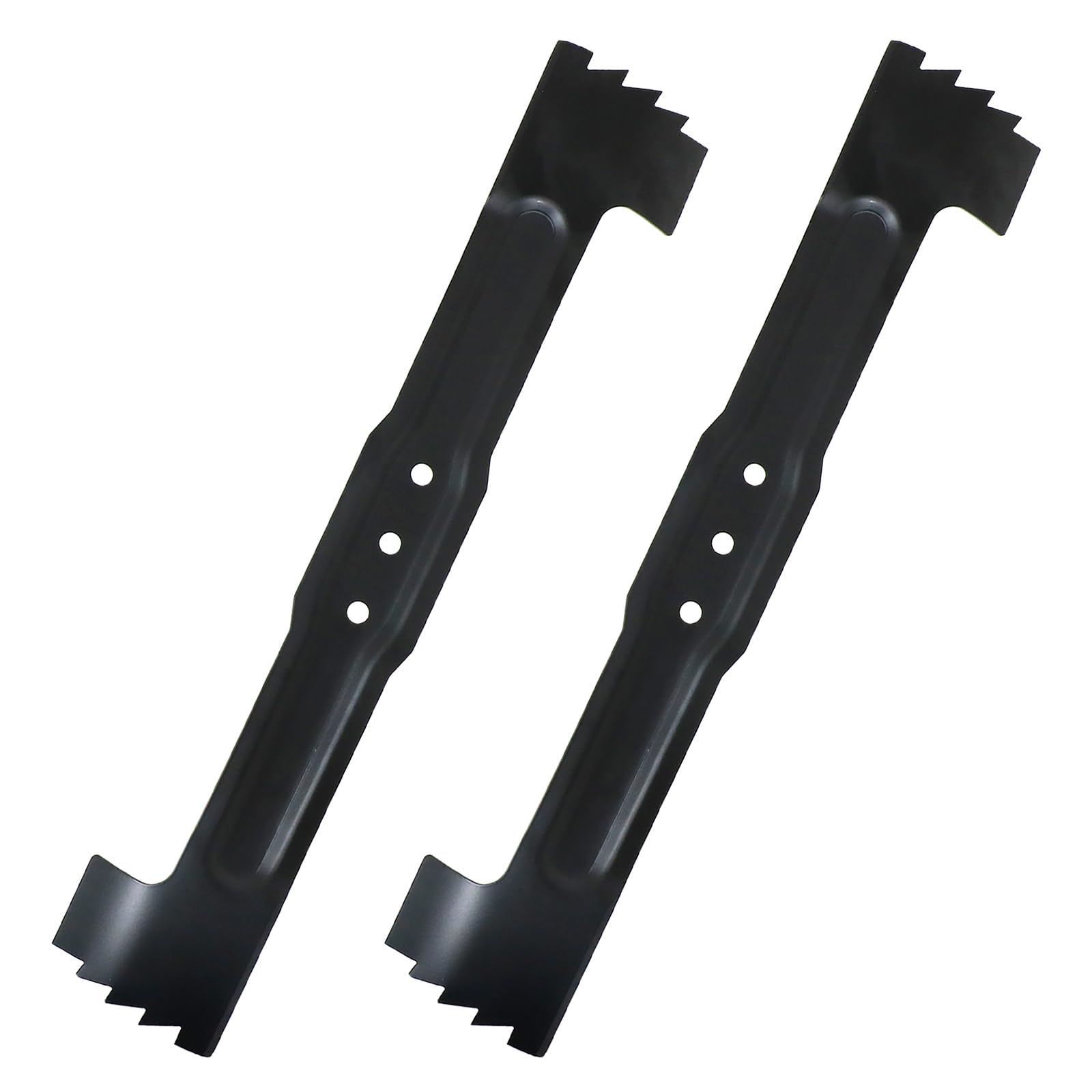 Spares2go Metal Blade for Bosch Rotak 43 Ergoflex 430 Ergo-Power 1800-43 Lawnmower (43cm, Pack of 2)