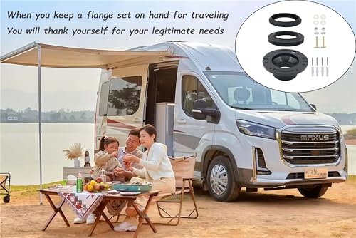 Image of 3-in-1 RV Toilet Repair Kit for Dometic 300 310 320 Camper Toilets | Replaces 385345892 385311658 385311652, Complete Kit, Easy Install, Heavy Duty, Helps Reduce Leaks for RV Trailers Motorhomes