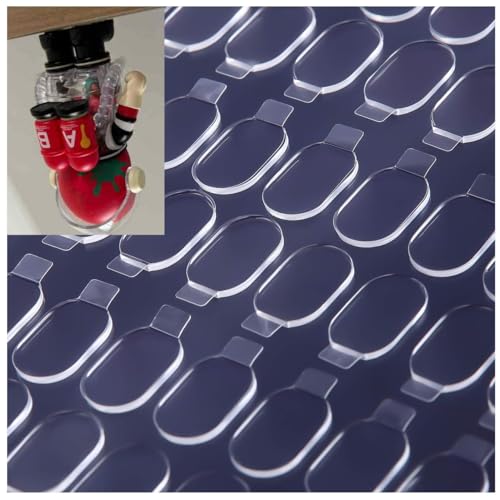 Double Sided Adhesive Putty with Pull Tabs, 100 Clear Dots 0.31''...