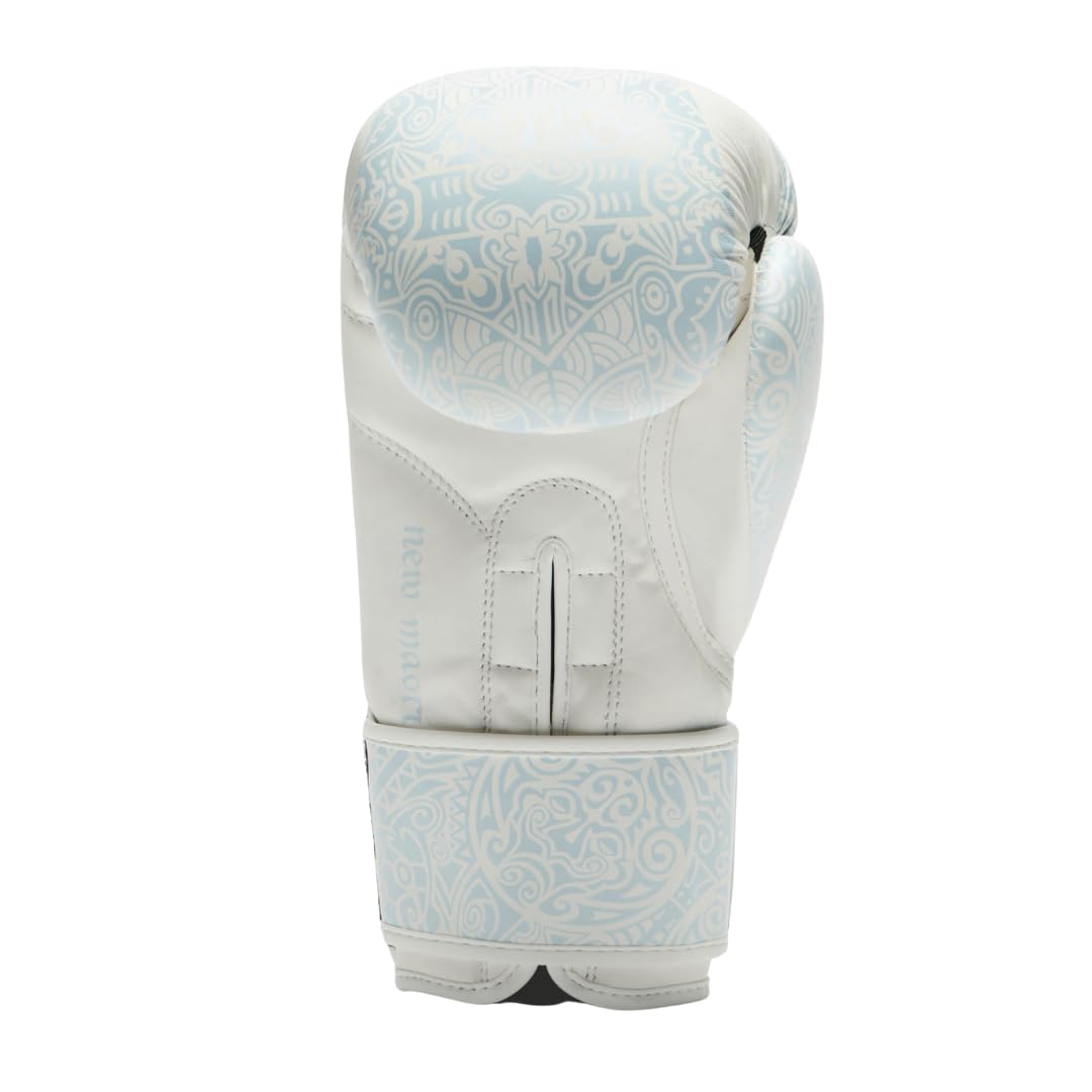 LEONE 1947 Gants de Boxe Maoris, blancs/10 oz - GN070