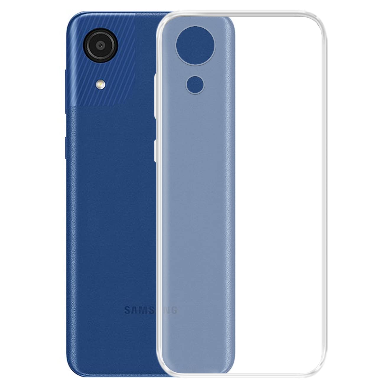 Amazon Brand- Solimo Back Cover Case for Samsung Galaxy A03 Core | Compatible for Samsung Galaxy A03 Core Back Cover Case | 360 Degree Protection | Soft and Flexible (TPU | Transparent)