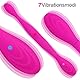 Paarvibrator Partner Vibratoren für Sie Klitoris und G-punkt Stimulator, Doppeldildos Anal Vibrator Klitorisstimulator mit 7 Vibrationsmodi für Frauen Lesben, Paar, Wasserdicht, Aufladbar