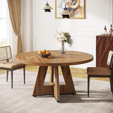 Tribesigns 47 Inch Rustic Dining Table Cover
