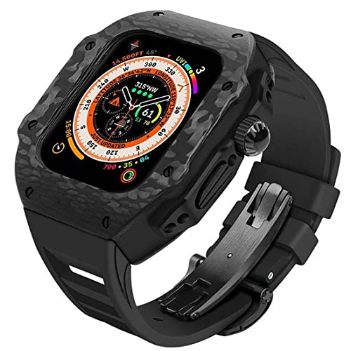 diosbras �A�b�v���E�H�b�`�p �P�[�X for Apple Watch�p �o���h �J�o�[ �E���g�� ULTRA 49mm 44mm 45mm 42mm 46mm �J�[�{���t�@�C�o�[ �X�e�����X ��̌^ ���o�[ �����x���g ��̌^ Series4/5/