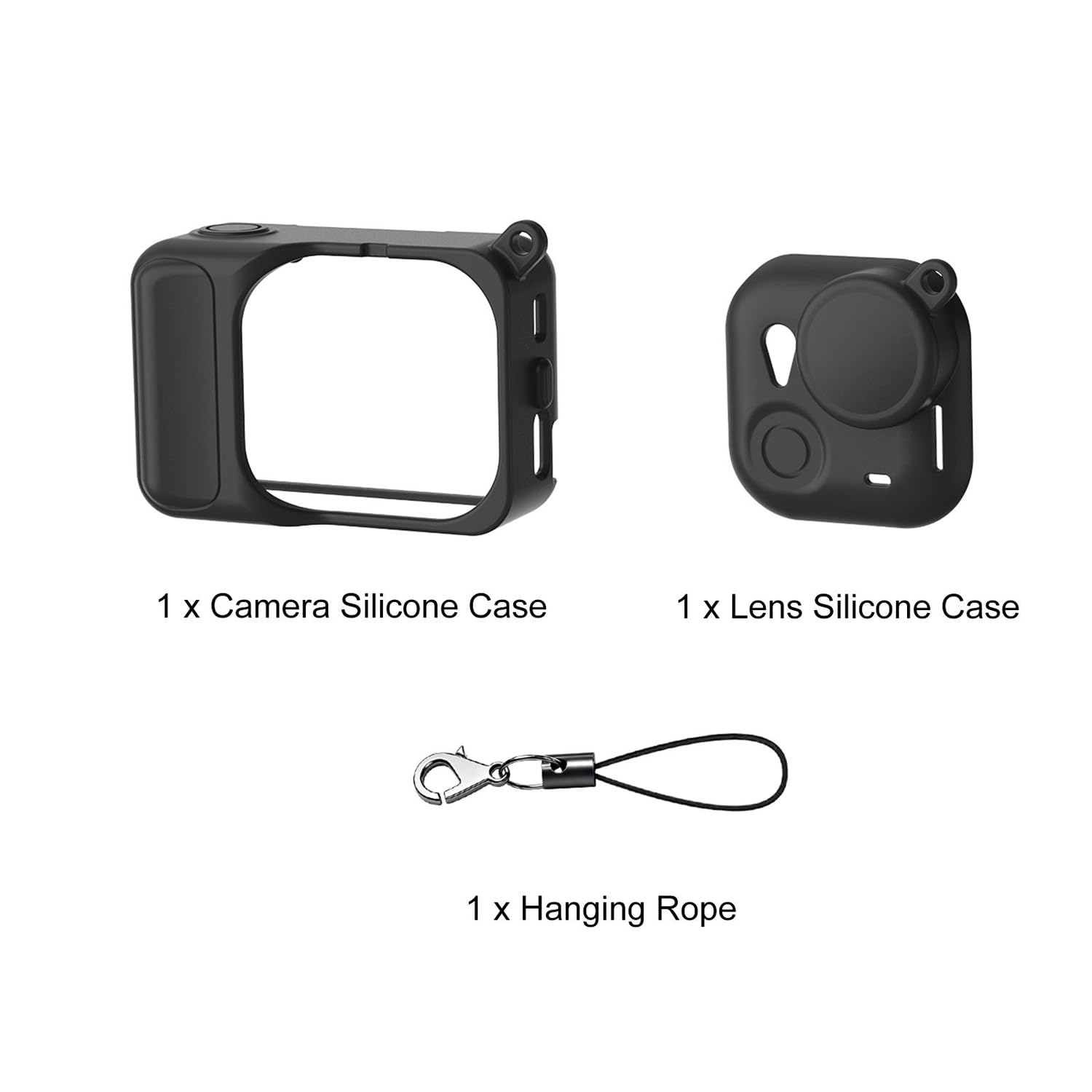 PULUZ Pokrowiec ochronny do Insta360 GO Ultra Action Pod, silikonowa osłona z paskiem, akcesoria do samodzielnej kamery Insta 360 GO Ultra