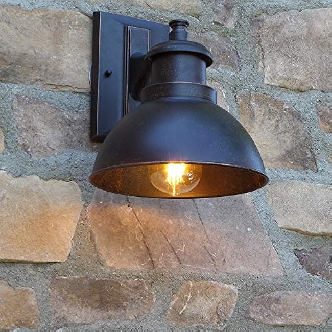 AA Warehousing EL2014ORB 1 Outdoor Wall Mounted Lighting, Oil Rubbed Bronze