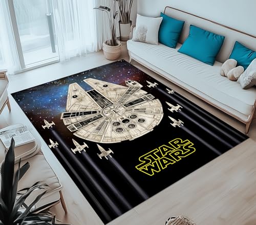 Starwars Themed Fan Millennium Carpet Decor Falcon Area Rug TK436.0 1.9 x 2.6 ft =60x80cm
