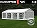 Produktbild Dancover Partyzelt Pavillon Festzelt Plus 4x8m PE, Weiß