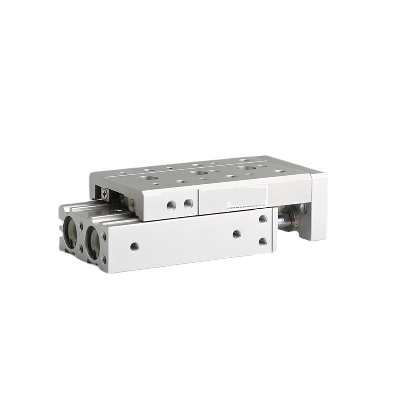 Cylindre de guidage pneumatique HLS25 à double tige pour guidage de précision