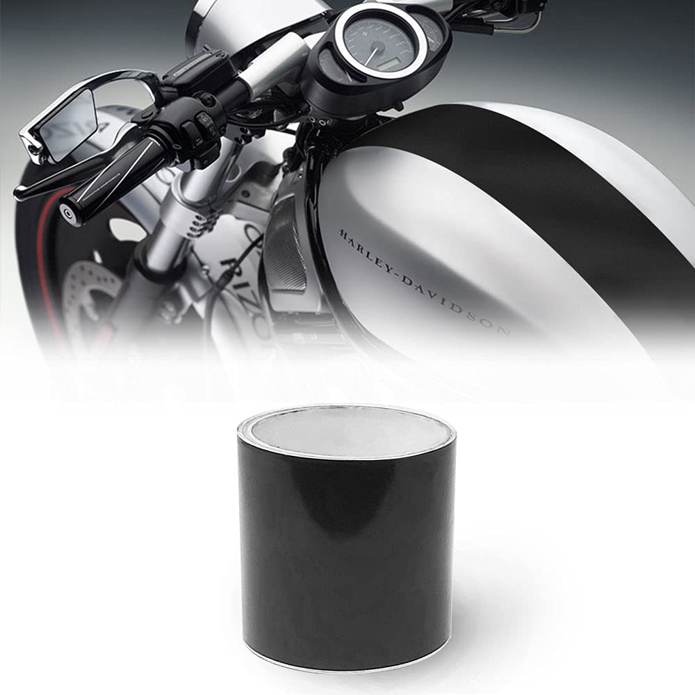 Stripes Bike R Single for Motorcycle, Black