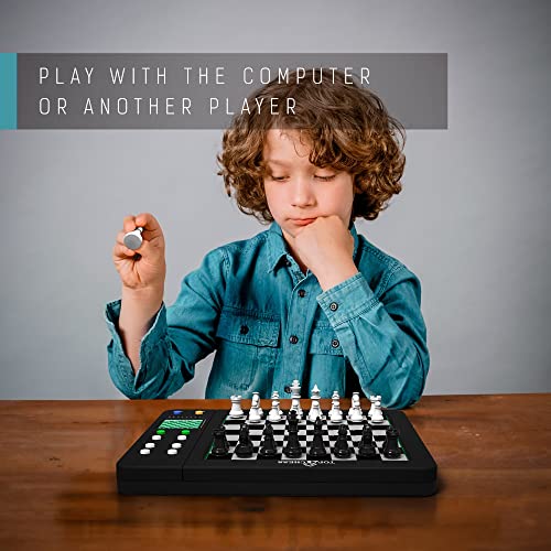 Juego de Ajedrez Electrónico QS200 con Piezas Magnéticas miniatura 3