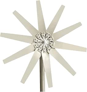 Wind Turbines Wind Turbine Generator Kit,10000W 12V 24V 48V 8 Blades Home Garden Use Low Noise - View #8