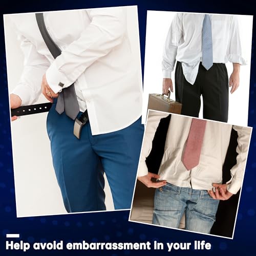 Shirt Stays for Men, Designed in France, 1.1-Inch Wide, Aluminum Buckle, Adjustable Waist Size 26-63 Inches2