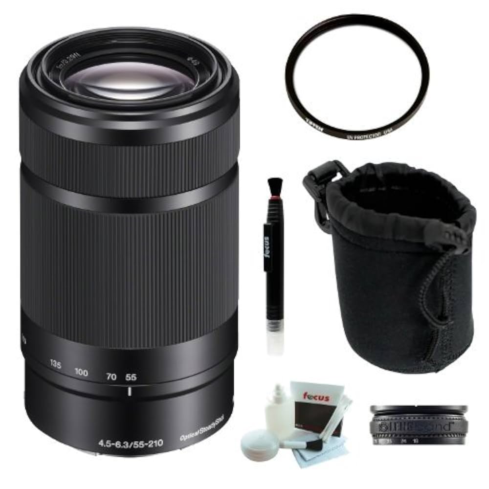 SONY - SEL55210レンズフィルター付き Amazon | Sony E 55-210mm (SEL55210) F4.5-6.3 OSSレンズ Sony