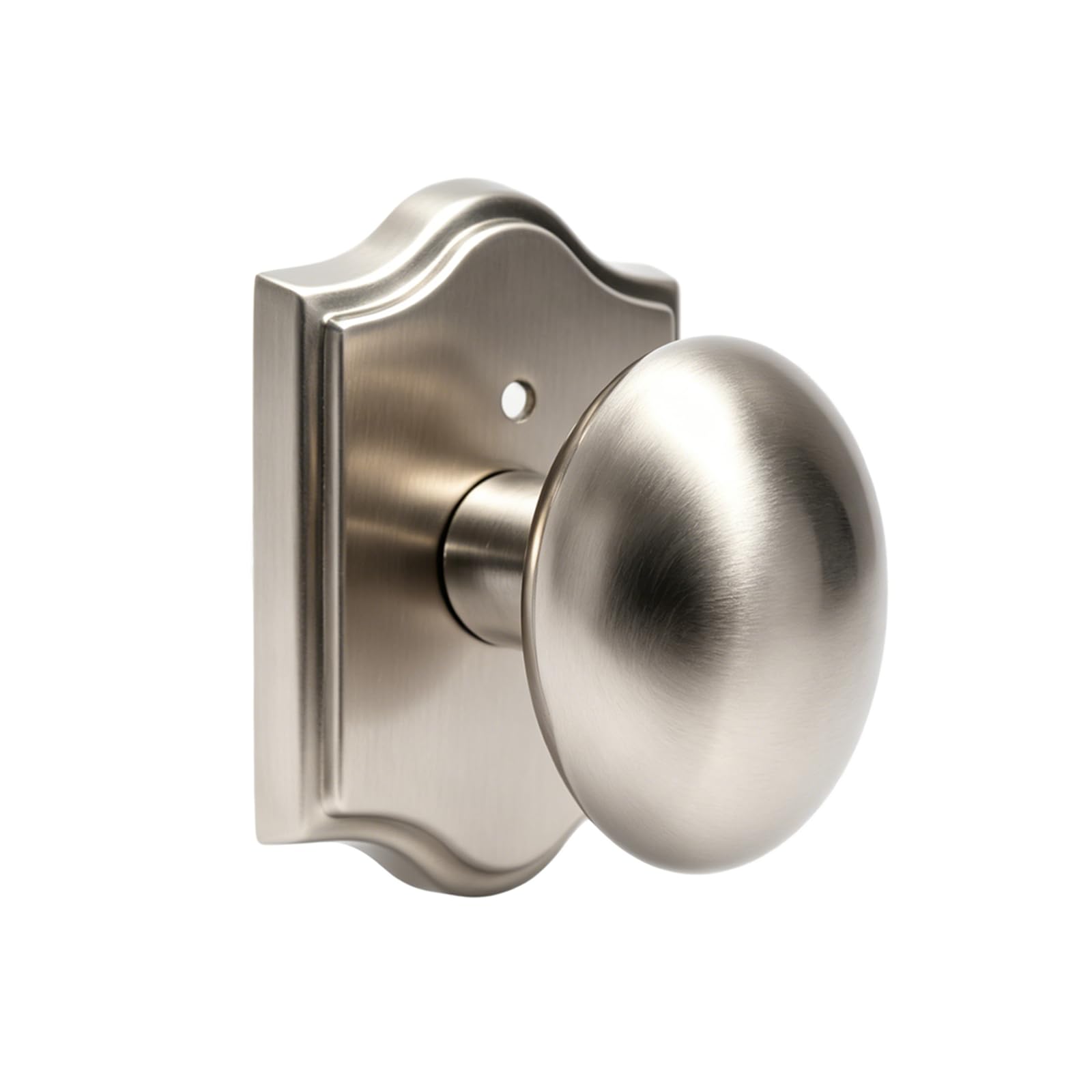 Satin Nickel Door Knob - Privacy & Style -7