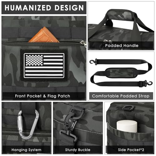 Image of Gym Bag for Men Women, Carry on Luggage 22x14x9 Airline Approved Duffle Bag