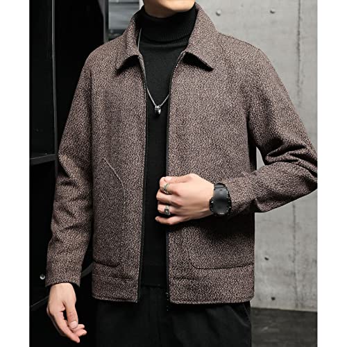 Blouson d'automne décontracté anti-froid léger avec poche pratique - 5