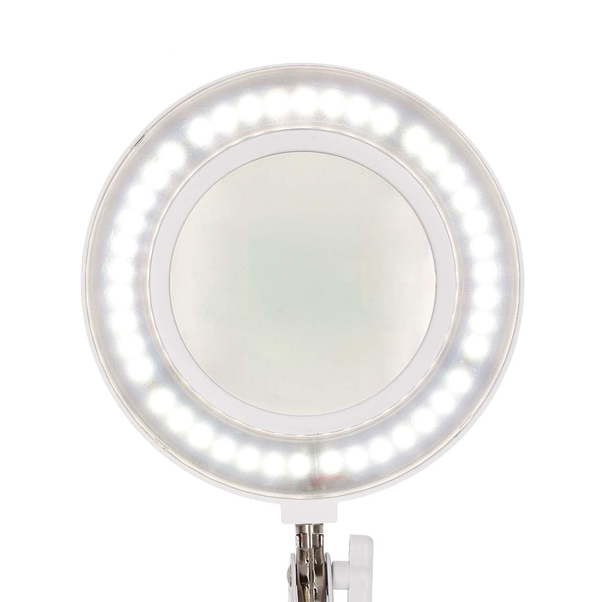 Lampe loupe - Épaisseur de la lentille : 3 dioptries - 6500 K - 6 W - 700 LM - Blanc