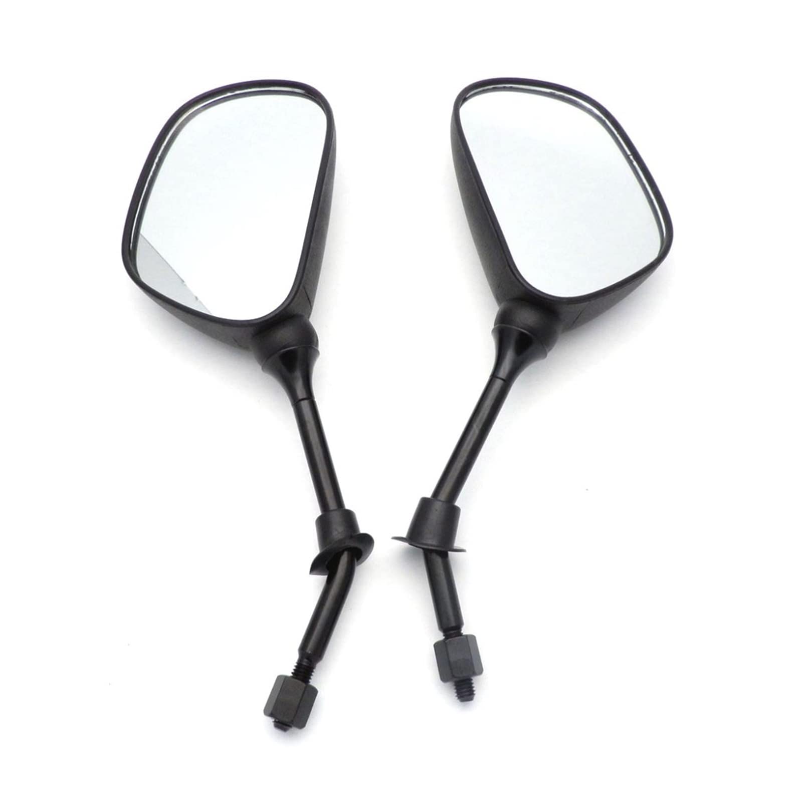 Par De Espejos Retrovisores Negros Para Moto/Scooter | Universal | GOODFITMENT | 50cc-150cc
