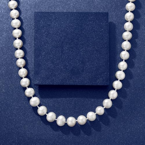 Ross-Simons 7-8mm Cultured Pearl Necklace With Sterling Silver3