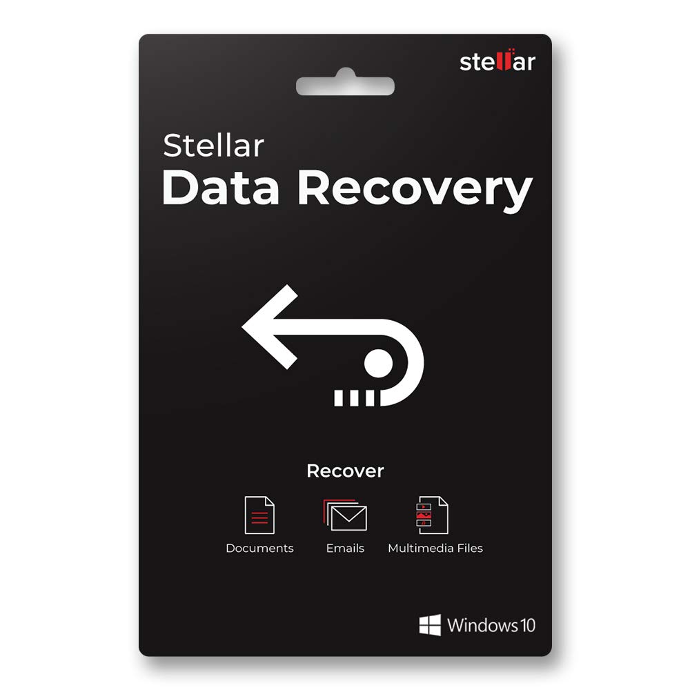 Stellar Data Recovery Software| Windows | Standard | 1 PC 1 Year | Activation Key Card