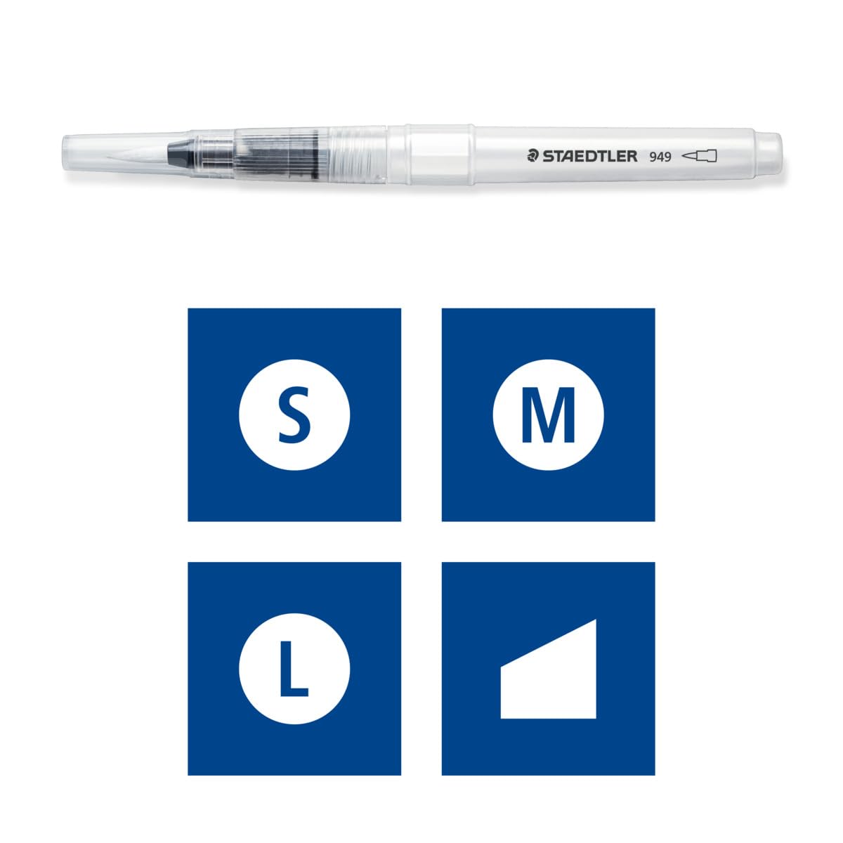 Staedtler 949 Design Journey – Blister 4 Pennelli a serbatoio d' acqua