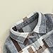 MERSARIPHY Baby Boy Flannel Shirt Toddler Plaid Shirt Baby Button Down Jacket Coat Infant Fall Outfits (Brown A, 12-18 Months)