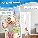 Insulated Door Curtain, [Upgrade EVA] Magnetic Thermal Insulated Door Cover to Keep Temperature for Room/Kitchen, Keep Draft Air Out, Self Sealing, Hands Free, Pet/Kids Friendly - 34