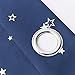 MANGATA CASA Star Blackout Curtains for Bedroom- Cute Window Curtain Panels with Grommet for Kids Room-Drapes for Nursey Living Room 84 Inch Length 2 Panels (Navy,52x84in)
