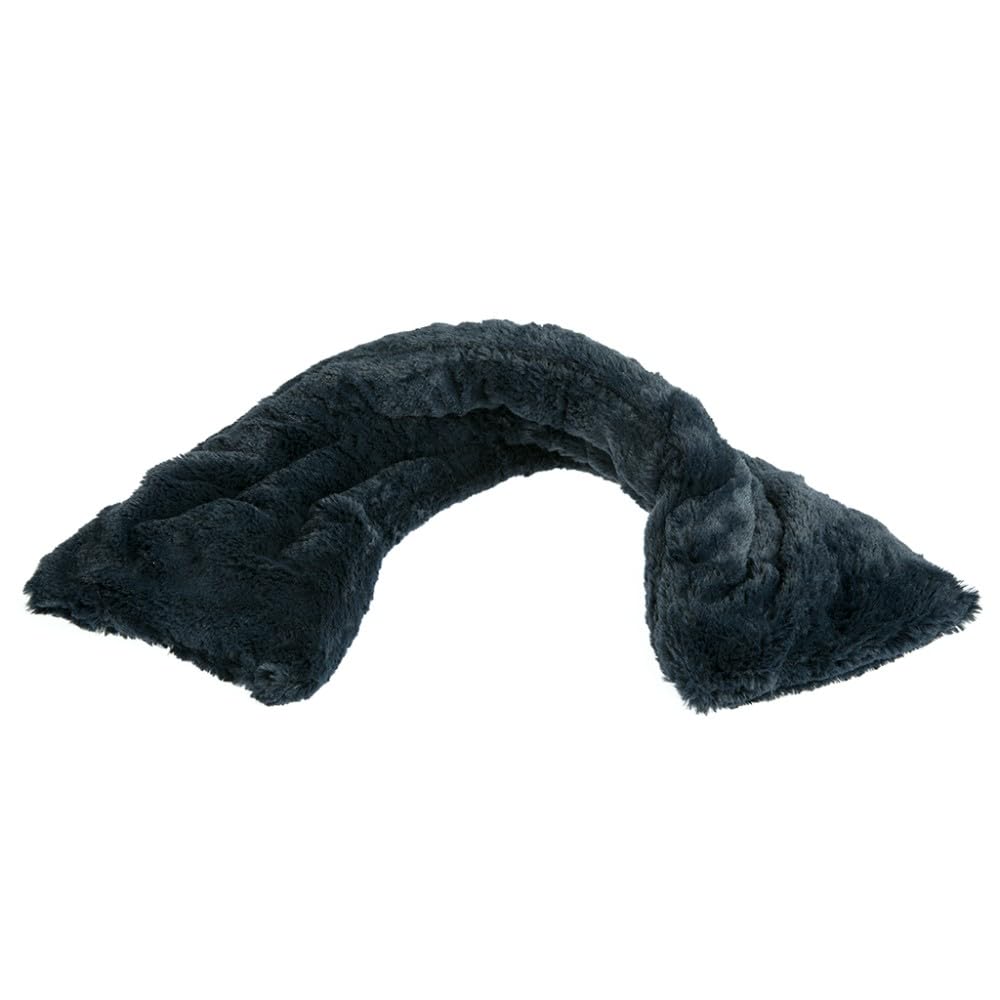 Pelucho - Bouillotte Tour de Cou - Bien-​Être, Chaleur et Douceur - Bouillotte Sèche Micro-​Ondable - Grains de Blé et Fleurs de Lavande - Fabriquée en France