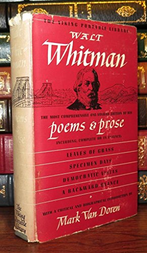 The Portable Walt Whitman (Viking Portable Libr... B001DI6LJC Book Cover