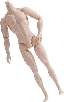 12.20 Inch Male Doll Torso 13 Flexible Joint Male Action Figure Figure Body PVC Miniature Strong Doll Joint Muscle Body for Action Figures