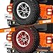 Nilight Spare Tire Brake Light Red Double Row LED Ring 3rd Third Stop Rear Wheel Lights Plug and Play Fit for 2018 2019 2020 2021 2022 2023 2024 2025 Jeep Wrangler JL