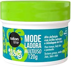Salon Line, Modeladora, #TodeCacho, Multiuso, Vegana - Para Cabelos Ondulados, Cacheados e Crespos, 120g
