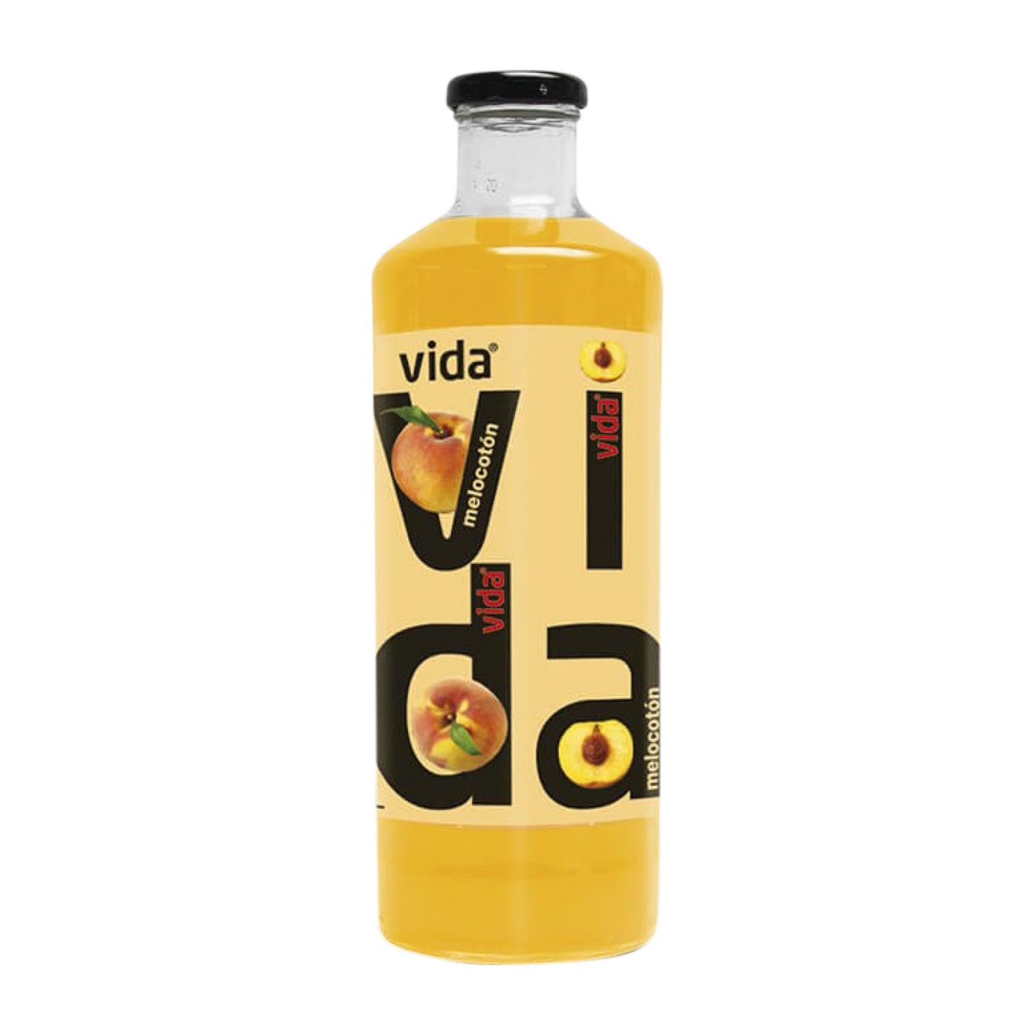 Refrescos y Mixers Caja de 24 unidades Vida Zumo Melocotón 1 L