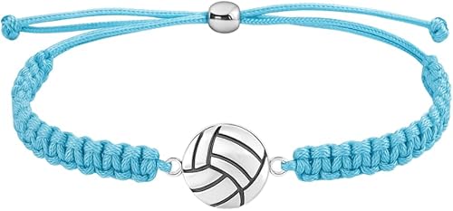Miniatura 8 de Sportybella Volleyball Charm Bracelet- Adjustable Bracelets with Volleyball Charm. Ideal Volleyball Gifts & Souvenir for Volleyball Players. Unisex