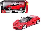 Bburago 1: 24 W/B - Ferrari Race & Play - Laferrari Aperta (Red)