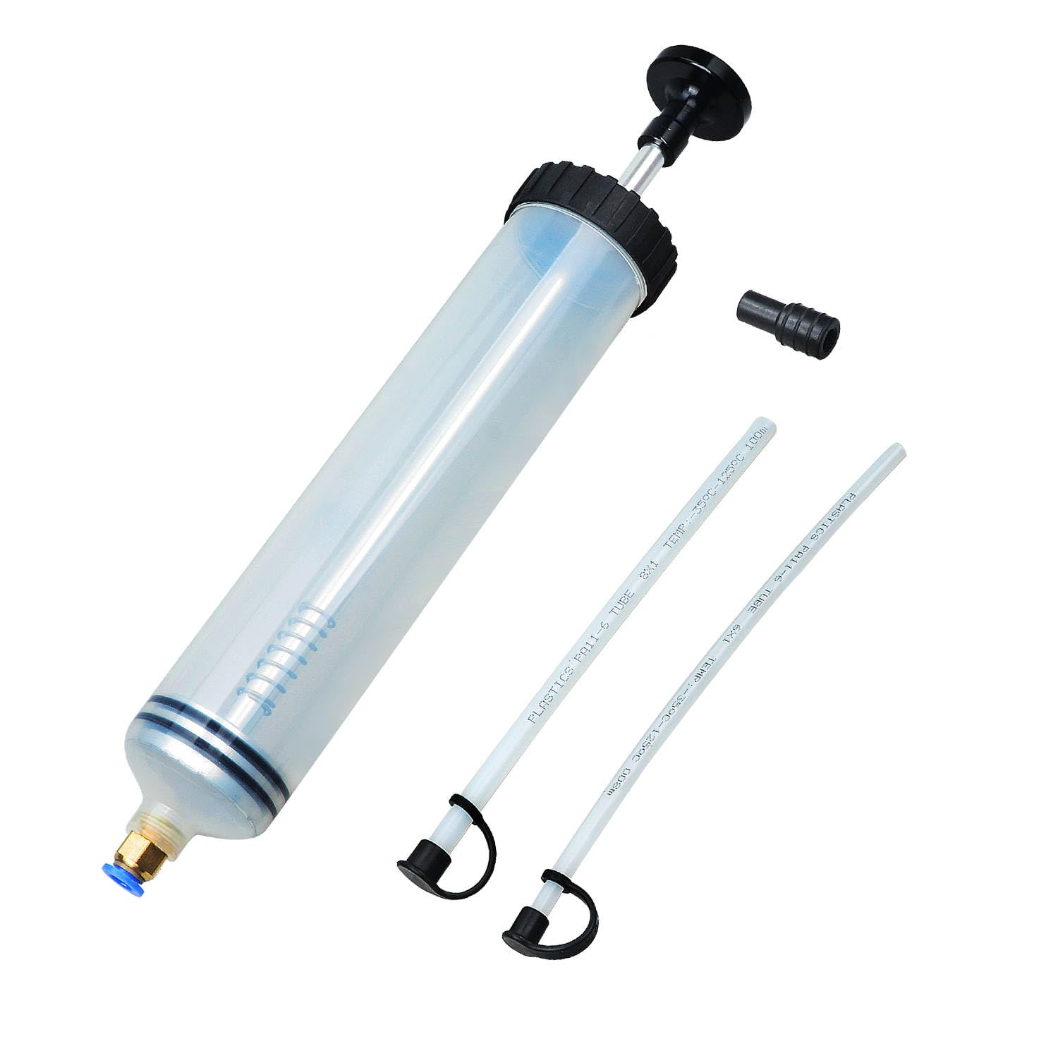 INOVERIO Oil Extraction Syringe 500 ml Oil Syringe, Oil Extractor Hand Pump, Liquid Extractor, Filling Pump, Suitable for Brake Fluid, Gear Oil, Engine Oil, Fork Oil, Coolant