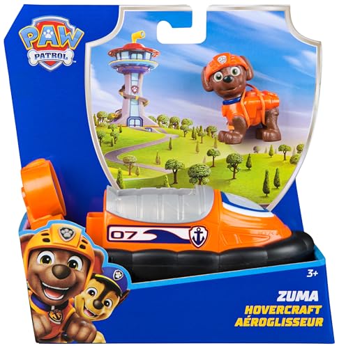 Paw Patrol - Pat Patrouille - Véhicule Figurine Zuma - Voiture Figurine À Collectionner - Pat Patrouille Véhicule - Plastique Recyclé - Voiture Enfant - Jouet Enfant 3 Ans Et +