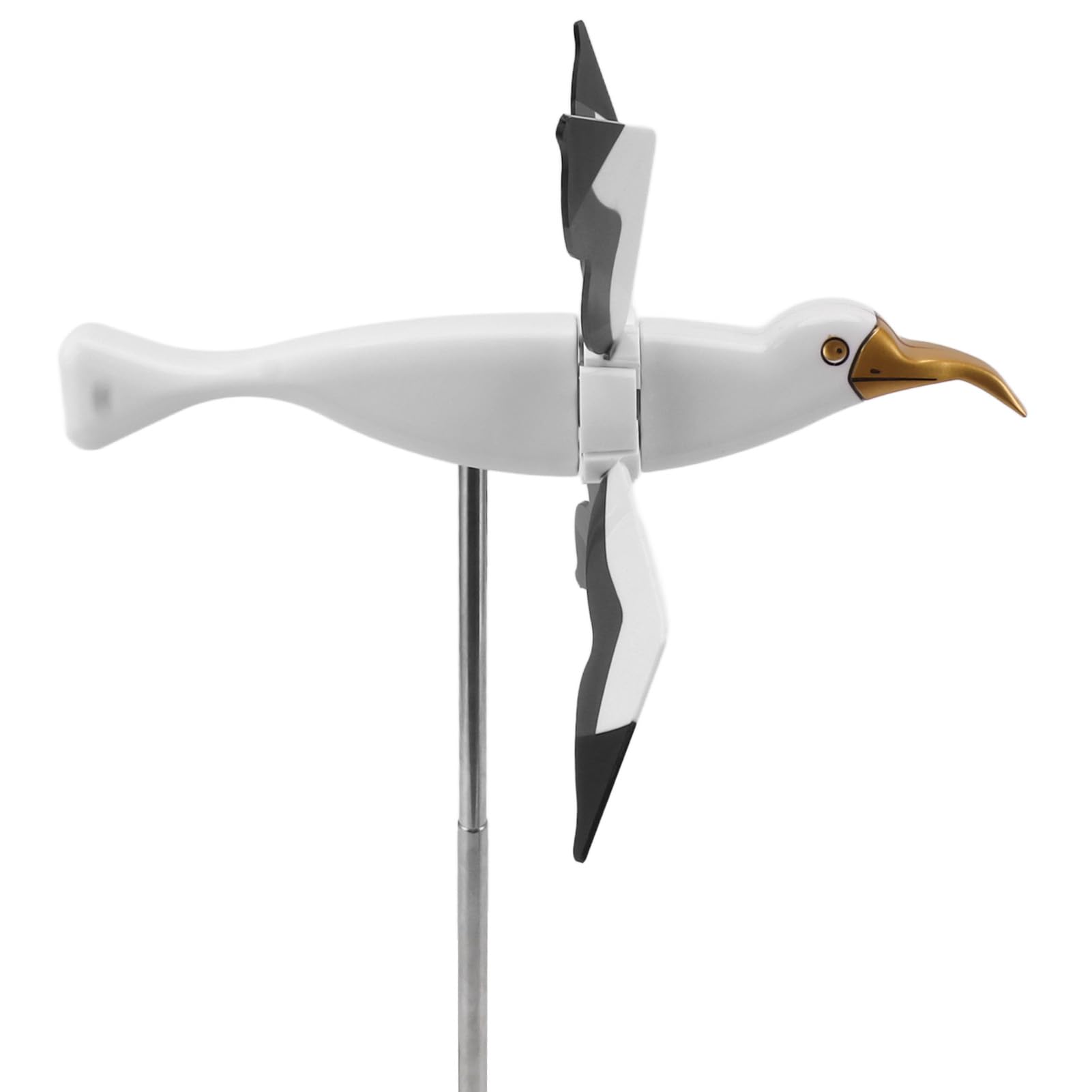 Mewa Wiatrak Ozdoba do Ogrodu świątecznego, Dekoracje Wiatraczek do Ogrodu Przydomowego, łapacz Wiatru Whirligig do Ogrodu na Zewnątrz, Rzeźby Wiatru