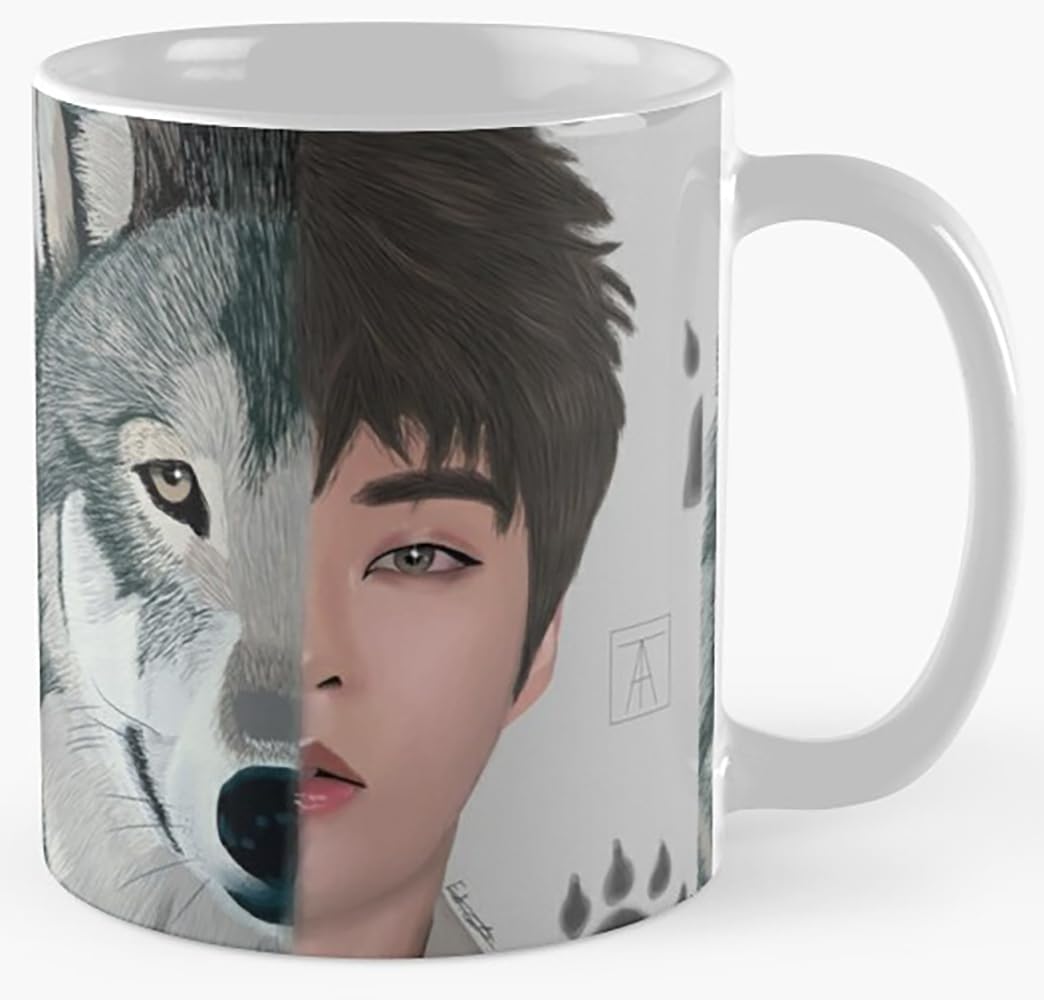 EXO Coffee Mug 엑소 Xiumin - Suho, Lay, Baekhyun, Chen, Chanyeol, D.O., Kai, Sehun For EXO-L Fandom, Kpop Fans & Best Gift - 11Oz Mug - Collection #16