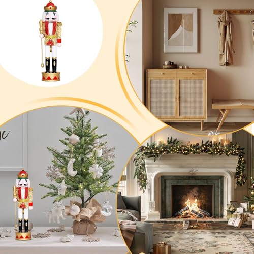 Casse-Noisette Décorations de Noël Table Figurine Bois 35 cm