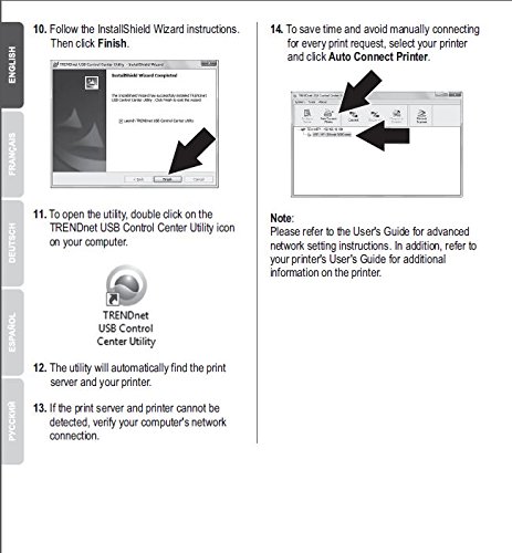 Trendnet Wireless N 1-Port Multi-Function Usb Print Server Tew-Mfp1 #TOP5