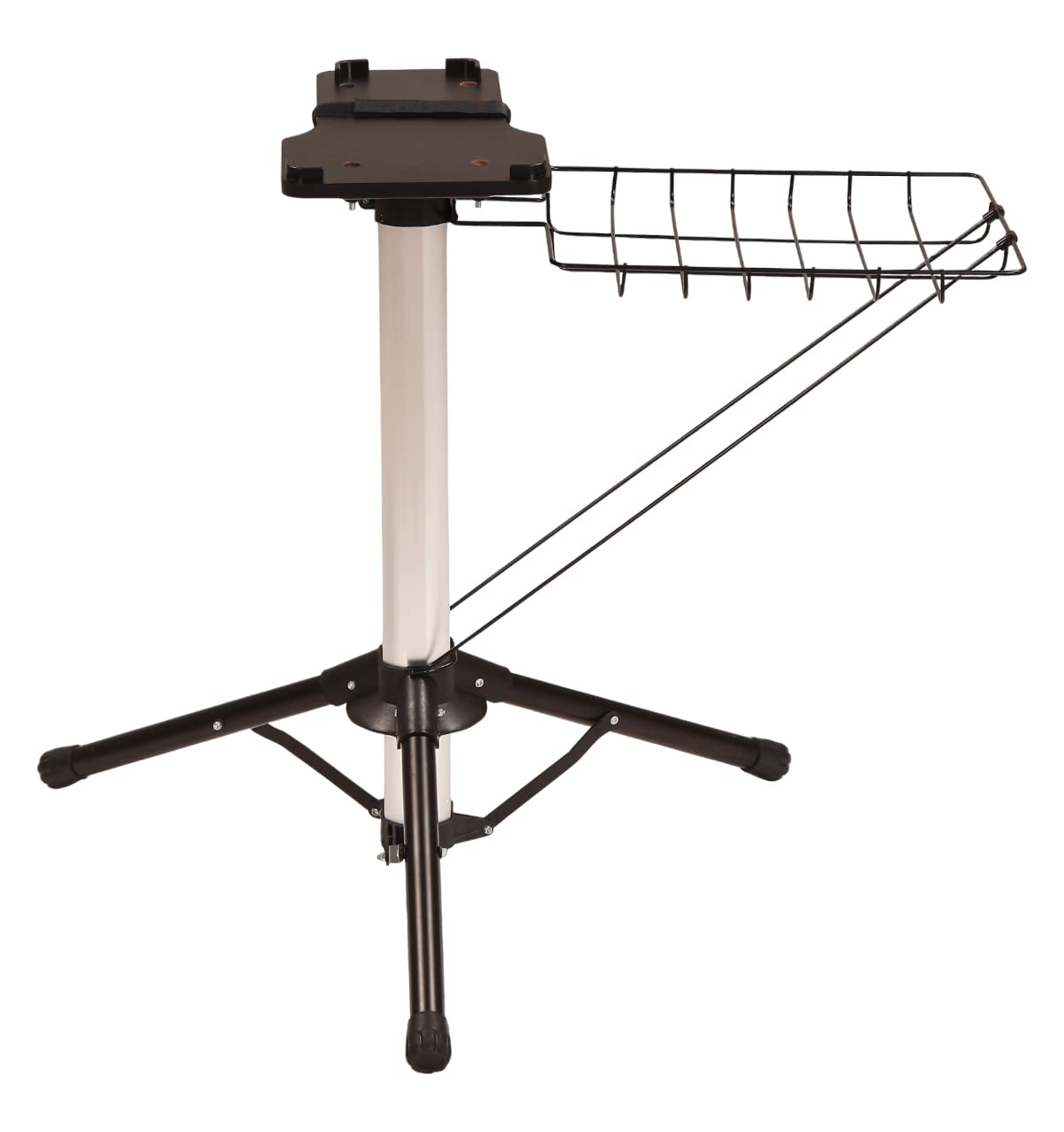 Speedypress Support de Presse à Repasser à Vapeur pour Presse Mega Argent 64cm, Argenté/Noir